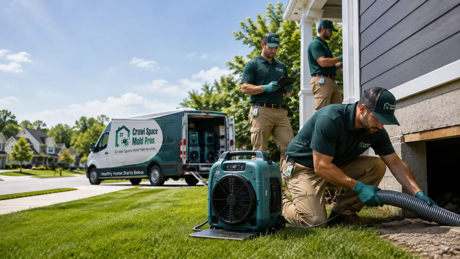Crawl Space Mold Removal in Morrisville, NC